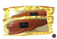 Whole Smoked Salmon Nova Fillet-Most Awarded,Non-Sliced, Atlantic Salmon Fillets
