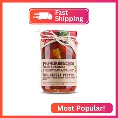 ARTIGIANI DEI SAPORI – Sliced Calabrian Chili Peppers In Oil, 9.8 oz