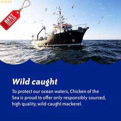 Jack Mackerel in Brine 15oz Cans Pack of 12 Wild Caught Canned Fish US