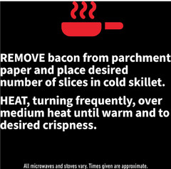 HORMEL BLACK LABEL Fully Cooked Bacon – Thick Bacon Snacks for Breakfast, 10.5 O
