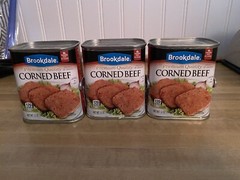 Three Cans of Brookdale ” Corned Beef”..Each Can 12 oz. Exp Date 2028