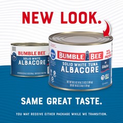 Solid white albacore tuna in water