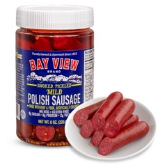 Mouthwatering 8oz Smoked Pickled Polish Sausage – Gluten-Free & No MSG