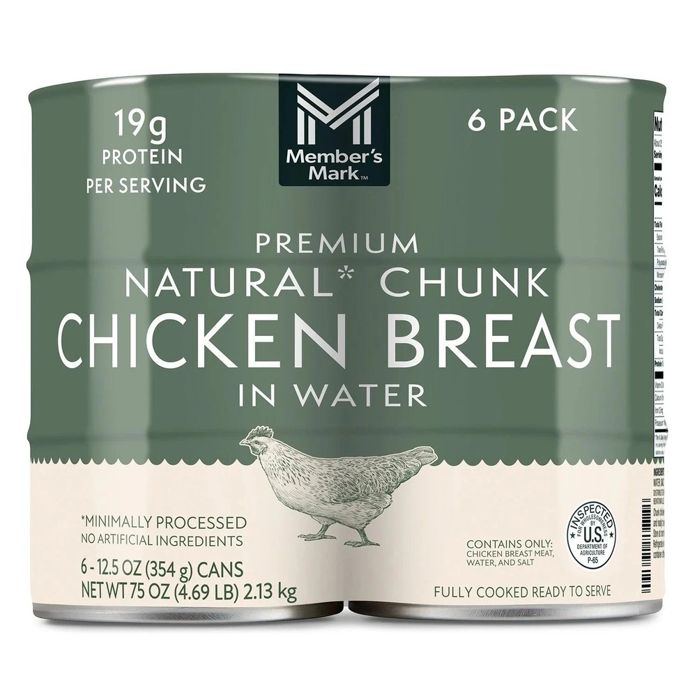 Member’s Mark Premium Chunk Chicken Breast (12.5oz.,6ct.).