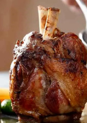 Homemade Smoked Skinless Jumbo Ham Pork Shank 4~5.25lb & 1 Pack-3pieces $45