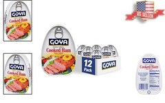 12-Pack 16oz Cooked Ham | Low Cholesterol, Trans Fat Free for Healthy Meals