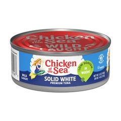 Chicken of the Sea Solid White Premium Albacore Tuna in 5 Ounce (Pack 12)