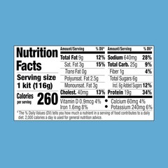 Lunch-To-Go Mix Your Own Tuna Salad, Chunk Light Tuna Pouch, 4.5 Ounce Kit, P…