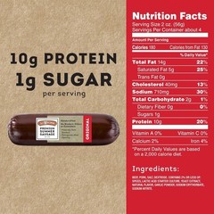 Charcuterie-Quality Summer Sausage – Gluten-Free, High Protein, 8 Ounce Stick