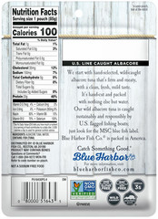 Wild Albacore Tuna in Water No Salt Added – 3 Oz Pouch (Pack of 12)