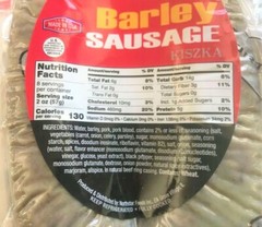 KISZKA’ Barley Sausage Fully Cooked ready to eat !! US SELLER !!