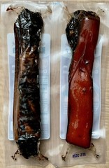 Chinese Style Bacon Cured Pork (Product of USA) Kam Yen Jan 五花腸肉 12 oz./ Pack