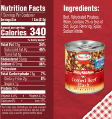 Hormel Mary Kitchen Corned Beef Hash, 7.5 Ounce x 6 cans