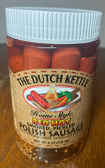 The Dutch Kettle Pickled Jalepeno Eggs & Red Hot Smoked Polish Sausage | 2-Pack