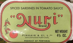 Nuri PORTUGUESE SARDINES Spiced in Tomato Sauce 125g can from Portugal 2-PACK