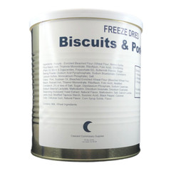 Dehydrated Meat Long Storage Emergency Camping Food Biscuits & Gravy- 1 Can ✅