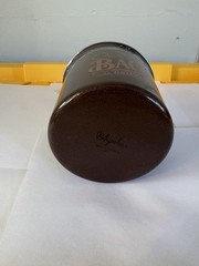 Bacon Grease Can, sealed never used brown , made by Ayesha