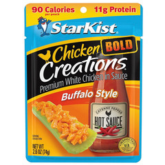 Chicken Creations BOLD Buffalo Style, 2.6 Oz Pouch (Pack of 12)