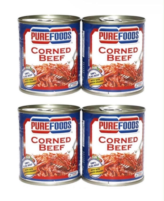 Purefoods Corned Beef 210g (lot of 4)