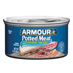 3 Pack – Armour Potted Meat Made With Chicken and Pork, 3 oz., 12 ct.