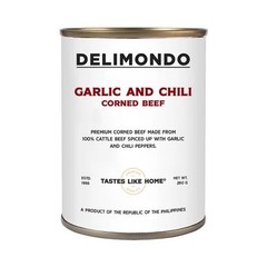 Delimondo Garlic and Chili Corned Beef 260g Philippines
