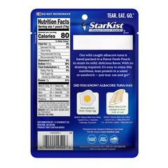 StarKist Albacore White Tuna in Water, 2.6 Oz, Pack of 24