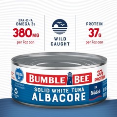 Bumble Bee Solid White Albacore Tuna in Water 7oz Can Pack of 24