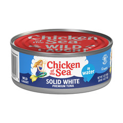 Solid White Premium Albacore Tuna in Water, Wild Caught Tuna, 5 oz. Can (Pack of