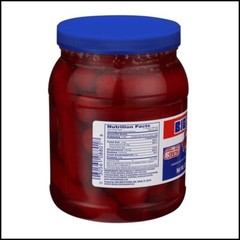 Big John’s Ready To Eat Red Hots Pickled Sausage 32oz Jar Protein 10g Delicious