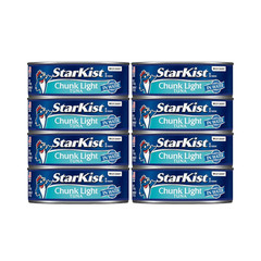 Chunk Light Tuna in Water, 5 Oz (8 Pack) Canned Tuna Fish, Wild Caught, Gluten F