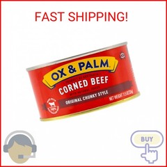 Ox & Palm Corned Beef, Original Chunky Style, 11.5 Ounce (Pack of 1)