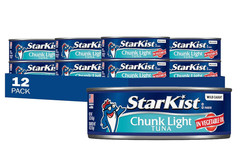 Chunk Light Tuna in Oil, 5 Oz (12 Pack) Canned Tuna Fish, Wild Caught, Gluten Fr