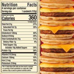 Jimmy Dean Maple Griddle Cake Sandwiches, 18.8 Oz