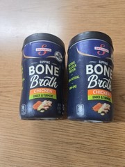 Swanson Sipping Bone Broth Chicken Ginger & Turmeric 2 Pack Exp.May 16 2026