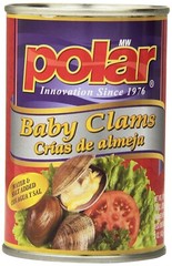 Seafood, Whole Baby Clams, 10-Ounce Pack of 12