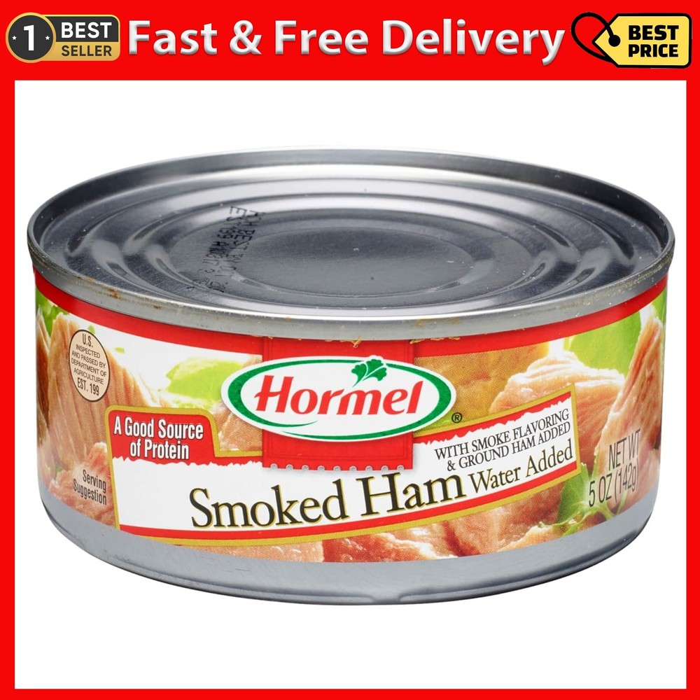 HORMEL Canned Ham, Smoked, 5 Ounce (Pack of 12)