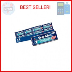 StarKist Chunk Light Tuna in Oil, 5 oz (12 Pack) Canned Tuna Fish, Wild Caught,