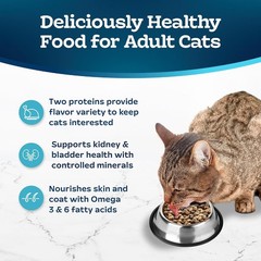 Blue Buffalo Tastefuls Adult Cat Dry Food, Multi-Protein Chicken & Turkey Recipe