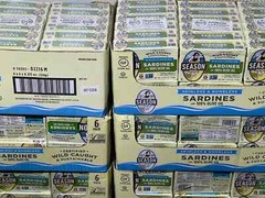 Season Skinless & Boneless Sardines in Olive Oil, 12-count, Total 52.5 oz