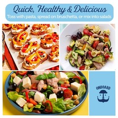 Ready to Eat Italian Tuna Salad – Tuna Snacks with Beans, Chickpeas, Peas & P…
