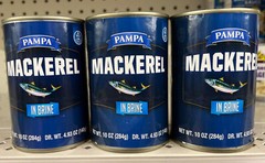 3pk Pampa MACKEREL In Brine 10oz each can Best wild caught fish