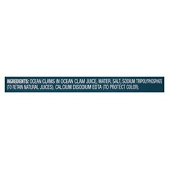 Ocean Chopped Clams Canned, 51 Oz Can – 7G Protein per Serving – Gluten Free, No