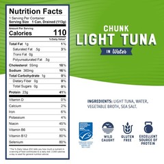 Bumble Bee Chunk Light Tuna In Water, 5 oz Cans (Pack of 10) – Wild Caught Sk…