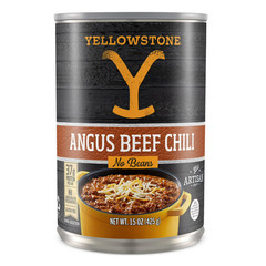 (4 pack) Yellowstone Angus Beef No Beans Chili, 15 oz. Can Savory
