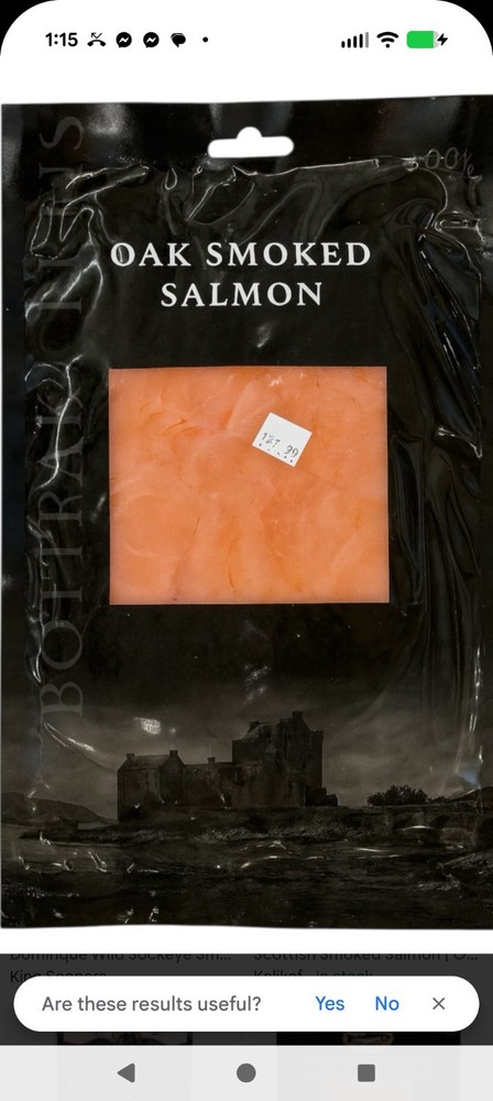 Highland Farms Smoked Salmon Fish 8oz 2 Pack!2pack 1lb Total