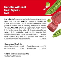Purina Beneful with Real Beef and Peas Wet Dog Food Loaf – 5.5 oz Can (Pack of 1