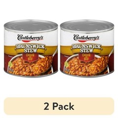 (2 pack) castleberry’s brunswick stew with chicken & Beef, 20 oz Can – Ready-to.