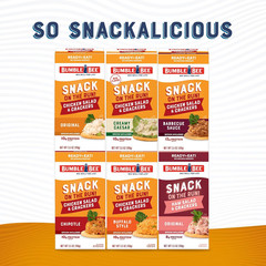 Snack on the Run Chicken Salad with Crackers Kit, 3.5 Oz (Pack of 12) – Ready to