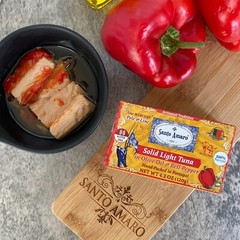 Santo Amaro 3 Flavor Variety Pole & Line Wild Tuna Fillets in Virgin Olive Oil