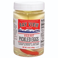 Pickled Eggs Pack of 12 Shatter Proof Jars Bar Tavern Food